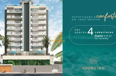 Lançamento - cobertura com 4 dormitórios no residencial summer - martim de sá