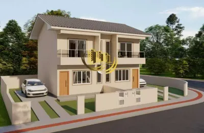 Sobrado à venda, no bairro bela vista, palhoça-sc, com 2 quartos, sendo , com 2 vagas