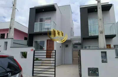 Sobrado à venda, no bairro potecas, são josé-sc, com 2 quartos, sendo 2 suítes, com 2 vagas
