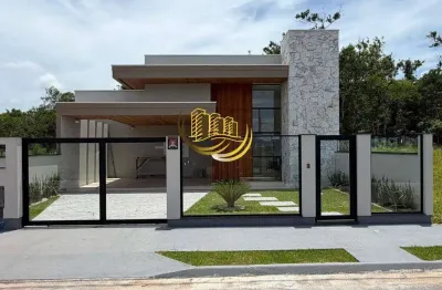 Casa à venda, no bairro sertão do maruim, são josé-sc, com 3 quartos, sendo 3 suítes, com 3 vagas