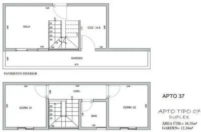 Apartamento com 2 quartos, vila alpina, são paulo - r$ 240 mil, cod: 8299