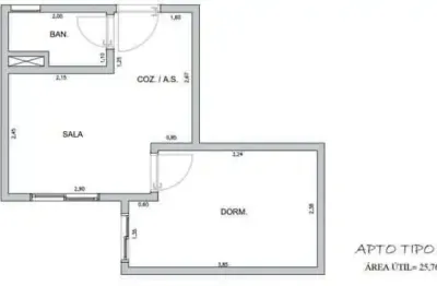Apartamento com 1 quarto, vila alpina, são paulo - r$ 218 mil, cod: 8291