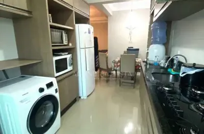 Apartamento 1 suíte + 1 dormitório, semi-mobiliado no perequê