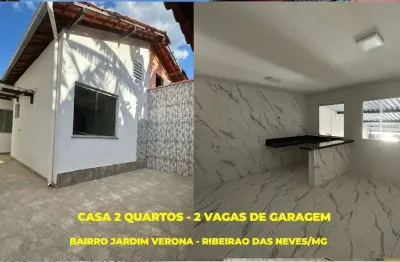 Casa com 2 quartos à venda na doze, 271, jardim verona, ribeirão das neves por r$ 190.000