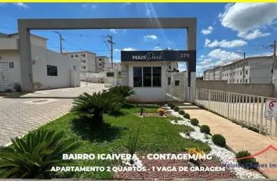 Apartamento com 2 quartos à venda na de acesso ao icaivera, 375, icaivera, contagem por r$ 135.000