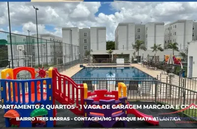 Apartamento com 2 quartos à venda na rua padre francisco juarez, 355, três barras, contagem por r$ 230.000