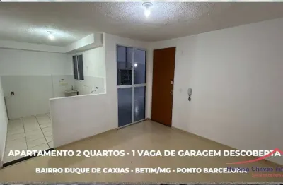Apartamento com 2 quartos à venda na rua de brasilia, 863, duque de caxias, betim por r$ 159.900