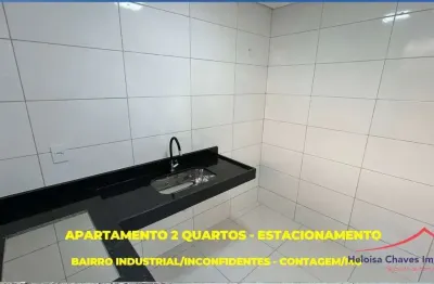 Apartamento com 2 quartos à venda na dorinato lima, 591, industrial, contagem por r$ 155.000
