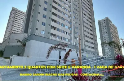 Apartamento com 2 quartos à venda na avenida cristal, 420, jardim riacho das pedras, contagem por r$ 320.000