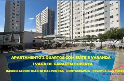 Apartamento com 2 quartos à venda na rua andrômeda, 245, jardim riacho das pedras, contagem por r$ 370.000