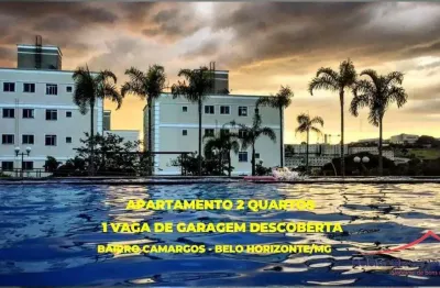 Apartamento com 2 quartos para alugar na gentil portugal do brasil, 55, camargos, belo horizonte por r$ 1.390