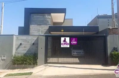 Casa para venda em bady bassitt, avenida parque, 3 dormitórios, 1 suíte, 2 banheiros, 2 vagas