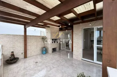 Cobertura duplex semimobiliada para venda no bairro rizzo