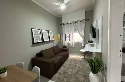 Apartamento de 1 dormitório no bairro da aparecida em santos .
