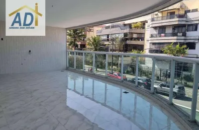 Apt, venda, 140 m², 3 qtos + dep.completa, por r$ 1.100.000 - recreio dos bandeirantes - rio de janeiro/rj
