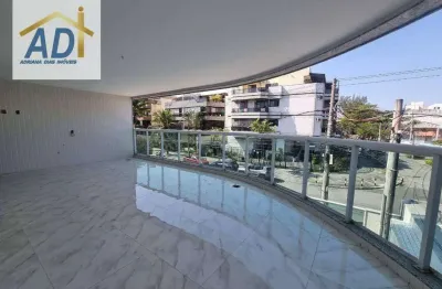 Apt, venda, 140 m², 3 qtos + dep.completa, por r$ 1.000.0000 - recreio dos bandeirantes - rio de janeiro/rj