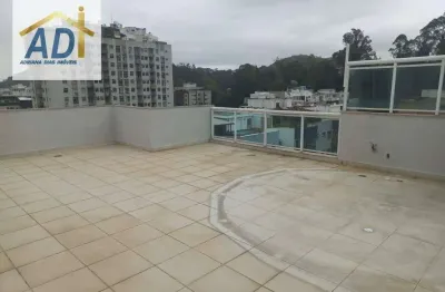 Cobertura duplex , 4 quartos,, 187 m² - venda por r$ 1.200.000 ou aluguel por r$ 4.500 - freguesia de jacarepaguá - rio de janeiro/rj