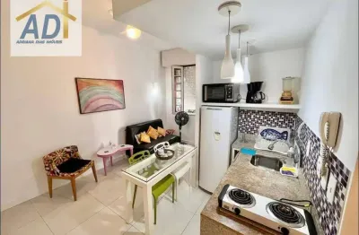 Apartamento, leme, venda,mobiliado, quarto,22 m² por r$ 580.000 - leme - rio de janeiro/rj