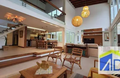 Casa mobiliada, porto bracui, 5 quartos, alugar, 380 m² por r$ 16.000 - condomínio porto bracuhy - angra dos reis/rj