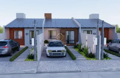 Casa em construção à venda em nova santa rita - california, 46m² casa 02