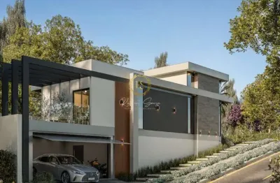 Belíssima casa 3 dormitórios modelo contemporâneo /em construção.