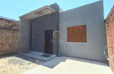 Casa mobiliada para temporada e venda em capão da canoa, araçá, com churrasqueira e cozinha.