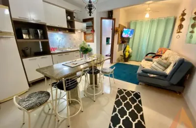 Apartamento mobiliado à venda em capão da canoa, zona nova - 42m²