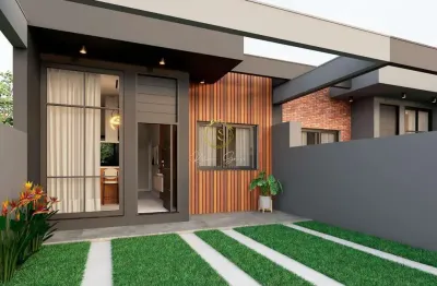 Duas casas em construção à venda no bairro das quintas em estância velha/rs