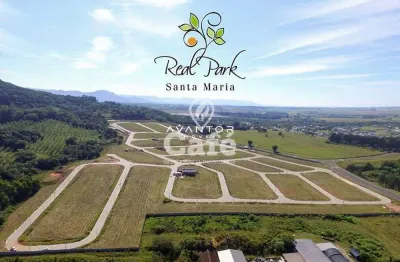 Real park santa maria, lotes em condomínio fechado, bairro tomazetti