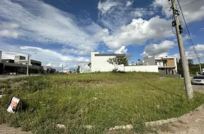 Terreno de esquina com 462m² no condomínio terras de santorini