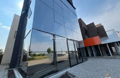 Sala comercial de 46 m² para locação em camobi no horizonte center.