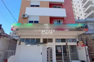 Apartamento no centro, mobiliado de 1 dormitório, sala e cozinha conjugadas, ban