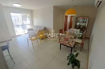 Belo apartamento mobiliado com 3 dormitórios, sendo uma suíte, sacada com churra