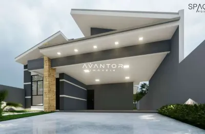 Casa em fase final de construção com 3 dormitórios, piscina e duas vagas de gara