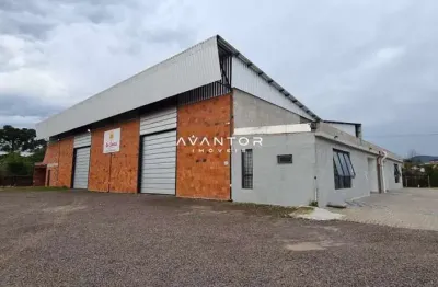 Pavilhão amplo de 1000 m², mais banheiro e estacionamento. na br 287.