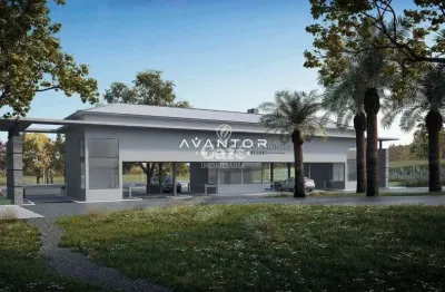 Terreno à venda com 345,66m² no condomínio estância dos montes.