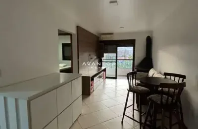 Apartamento em camobi, 1 dormitório, 1 banheiro, 1 vaga, sacada, churrasqueira