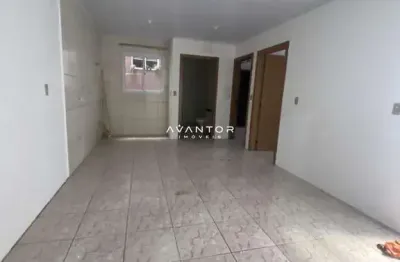 Apartamento de 2 dormitórios, sala de estar, banheiro social, cozinha, área de s
