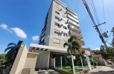 Apartamento 2 dormitórios, 1 suíte, sacada com churrasqueira, box garagem, bairr