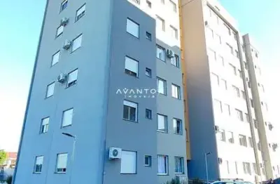 Apartamento de 2 dormitórios, sala de estar, cozinha, área de serviço e garagem