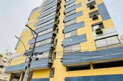 Apartamento á venda com 2 dormitórios, 1 suíte, garagem e churrasqueira no bairr
