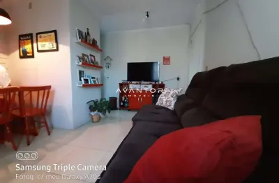 Apartamento á venda com 2 dormitórios, sala de estar, jantar, com garagem em bag