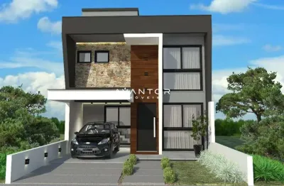 Casa na planta em loteamento planejado no bairro camobi em santa maria.