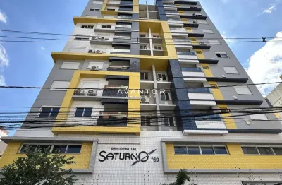 Residencial saturno, apartamento 1 dormitório com box. próximo a ufn, santa mari