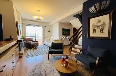 Cobertura, 3 dormitórios, 1 suíte, 4 banheiros, 2 vagas, centro