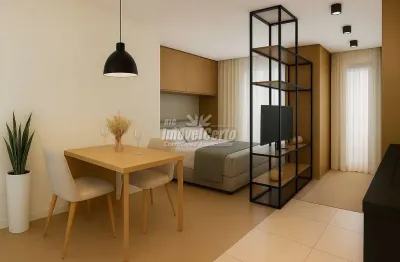 Kitnet / stúdio à venda na rua edmundo alberto mercer, tingui, curitiba, 26 m2 por r$ 250.000