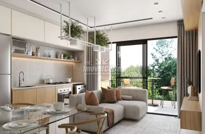 Apartamento com 2 quartos à venda na r. aithon marcel pereira da silva, 74, cajuru, curitiba, 50 m2 por r$ 461.848