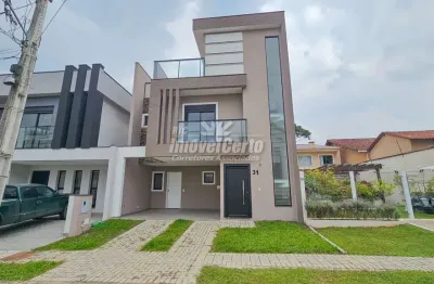 Casa em condomínio fechado com 3 quartos à venda na rua vereador ângelo burbello, 2515, umbará, curitiba, 162 m2 por r$ 949.000