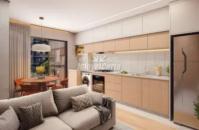 Apartamento com 2 quartos à venda na rua moyses guelmann, 90, novo mundo, curitiba, 42 m2 por r$ 491.242