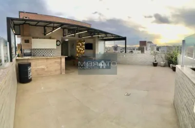 Cobertura com 4 quartos sendo 4 suítes com 4 vagas de garagem no bairro castelo.
